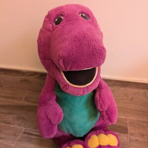 Vintage Lyons 26” Jumbo BARNEY The Purple Dinosaur 1993 Plush - RARE